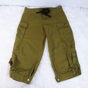Nike green capri pants size XS